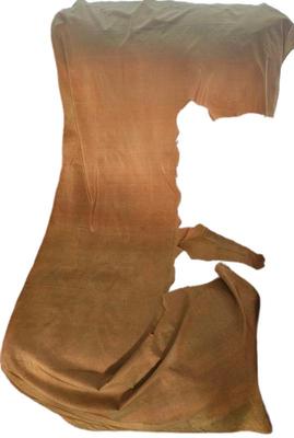 Antique Rayon Brown-Orange Green 31 in x 31 in x16 in x 62 in Makers Name On Salvage
