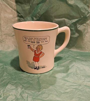 Ceramics little orphan annie mug circa 1930s 1940s