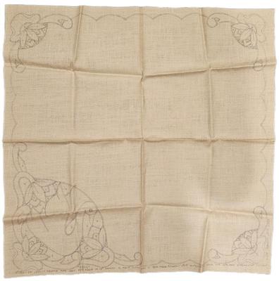 No 852 24” join it square pure linen swan trade wonder art mark (7)