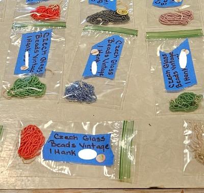 Czech glass bead 27 hanks plus tons of czech lose beads 8)