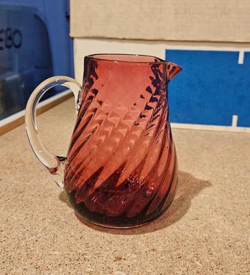 Glass 1980s 1990 pilgram glass cranberry glass 8)