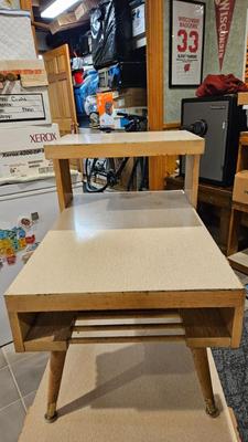 1950s end tables and coffee table 3)