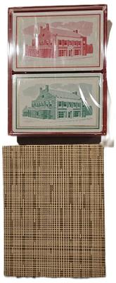 Circa 1940s 1950s bank of burlington deck of cards