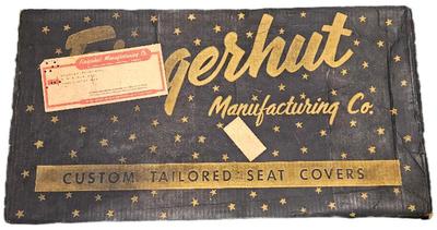 1950s-1960s Fingerhut Manufacturing Co Custom Tailored Seat Covers 