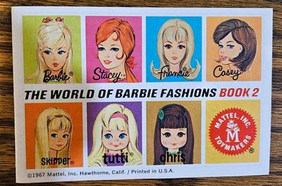 1967 the world of barbie fashions by mattel book 2