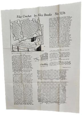 Filet crochet by alice brooks no 5276
