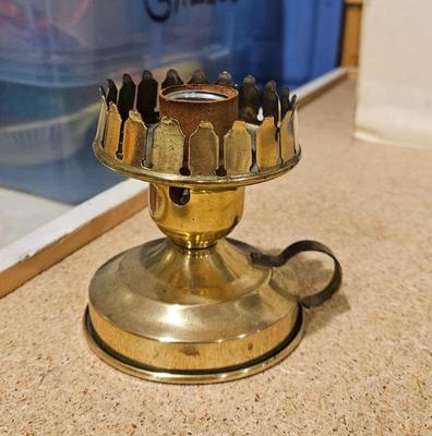 Sale Photo Thumbnail #694: Hurricane lamp 1930s 1940s 3)