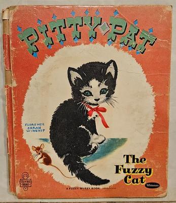 1950s a fuzzy wuzzy book pitty pat the fuzzy cat
