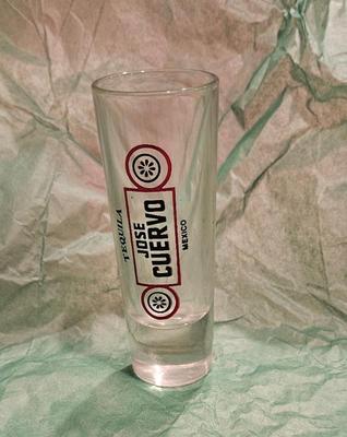 Sale Photo Thumbnail #717: Glass jose cuervo shot glass