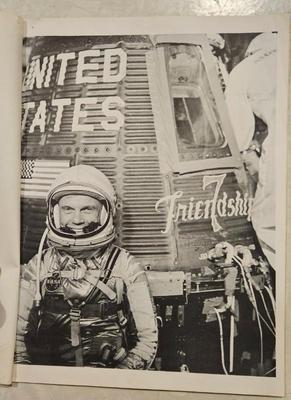 Project mercury john glenn unique booklet from employee at nasa 2)