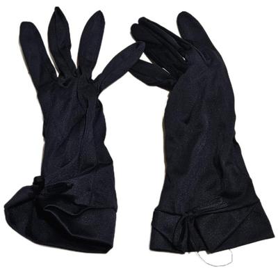 1940s 1950s women s blue gloves