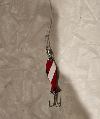 Fishing vintage fish shaped spoons 3)