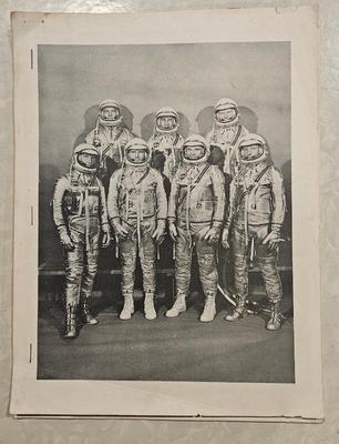 Project mercury john glenn unique booklet from employee at nasa 1)