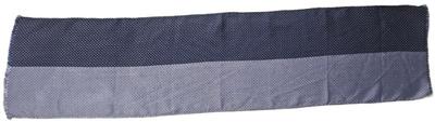 Vintage womans blue and grey scarf