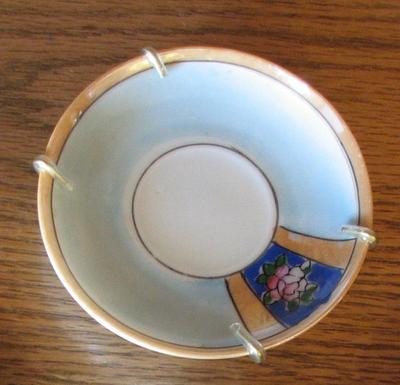 Circa 1921 1941 lusterware child dinnerware saucer made in japan 1)