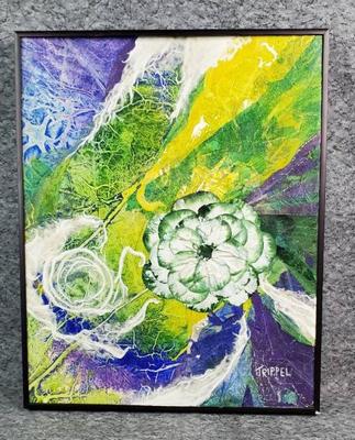 Signed original mixed media artwork