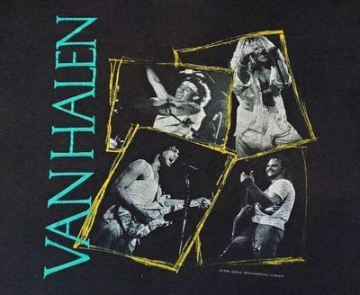 1988 van halen world tour ou812 t shirt