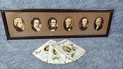 Framed great composers lot