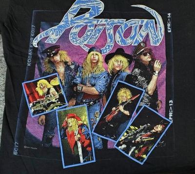 1988 poison open up and say ahhh t shirt