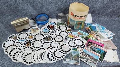 Vintage view master and slide discs