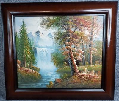 Signed original oil on canvas painting