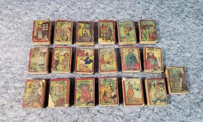 Antique nursery rhyme books rubber stamps