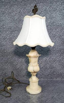 Vintage alabaster lamp