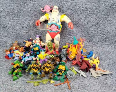 1980s 1990s teenage mutant ninja turtles action figures