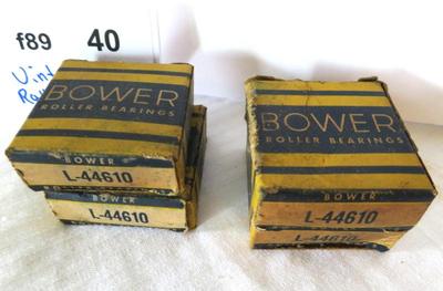 BOWER Roller Bearings NOS
