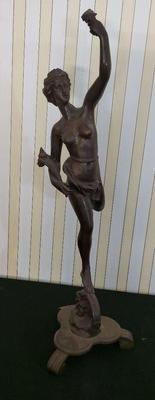 METAL SCULPTURE OF FORTUNA