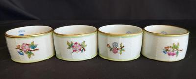 BEAUTIFUL HEREND NAPKIN RINGS