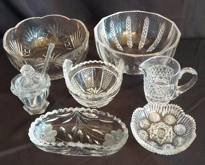 ELEGANT CRYSTAL AND GLASS COLLECTION WITH WATERFORD, LALIQUE, BACCARAT, AND MORE