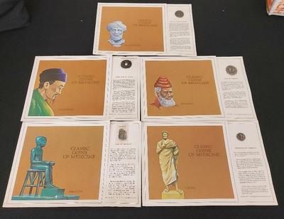 VINTAGE CLASSIC COINS OF MEDICINE REPLICA COINS