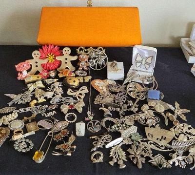 14K GOLD PIN AND STERLING SILVER PINS