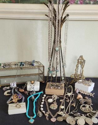 STERLING SILVER AND NON STERLING SILVER JEWELRY #2