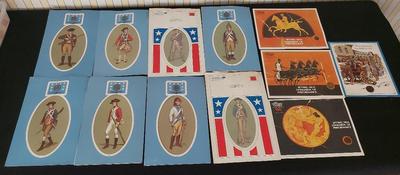 ROERIG PFIZER REPLICA COLONIAL BUTTONS AND OLYMPIC COINS
