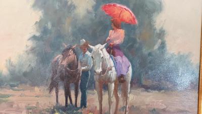 ORIGINAL OIL PAINTING BY MARTIN WEEKLY