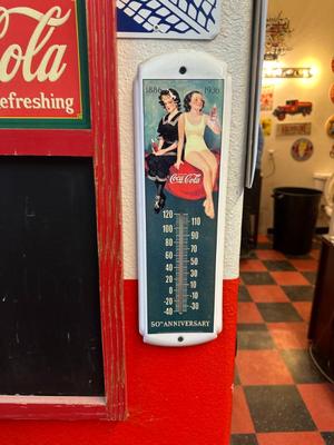 Sale Photo Thumbnail #151: Coca Cola Thermometer