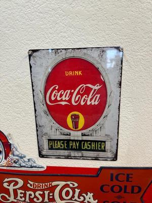 Sale Photo Thumbnail #139: Coca Cola Sign