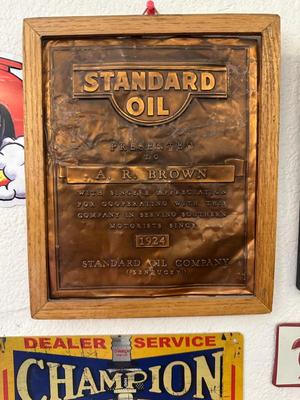 Sale Photo Thumbnail #112: Standard Oil Plaque