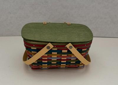 Longaberger Collector's Club Mini Picnic Basket- 2014