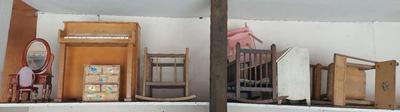 SWEET COLLECTION OF DOLL FURNITURE 