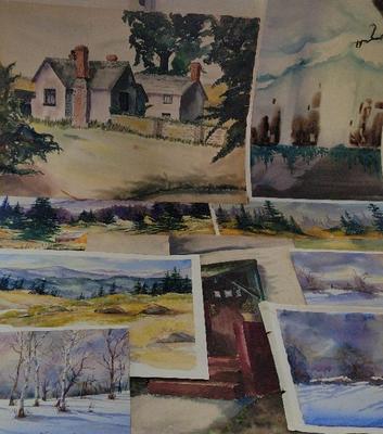 LOVELY LANDSCAPE ORIGINAL PAINTINGS 