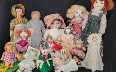VINTAGE PLUSH DOLLS 