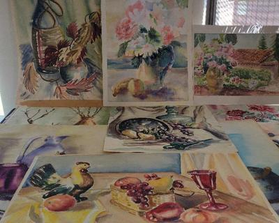 UNFRAMED ORIGINAL ART BY ARTIST JEAN THEAKER - LOT #4