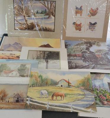 FABULOUS ASSORTMENT OF ORIGINAL PAINTINGS AND PRINTS