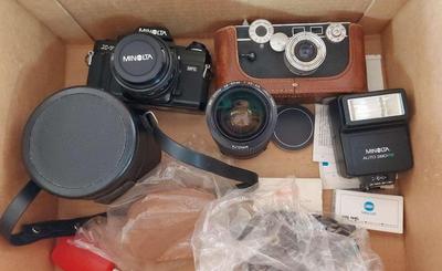 MINOLTA & ARGUS FILM CAMERAS AND ACCESSORIES 