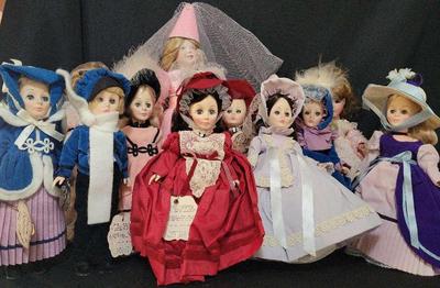EFFANBEE DOLLS FROM CURRIER & IVES COLLECTION 