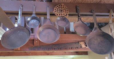 ANTIQUE FRYING PANS