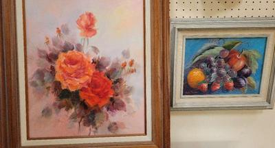 TWO ORIGINAL PAINTINGS BY JEAN THEAKER